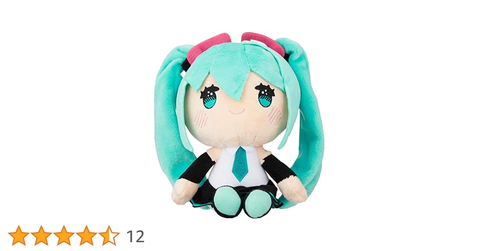 韓国限定 初音ミク ぬいぐるみ 初音ミク』初音ミク Art by coalowl おすわりぬいぐるみ ver.A